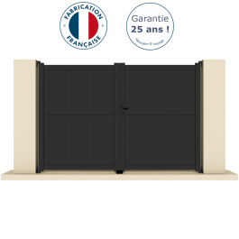 Portail battant aluminium anthracite ACCA