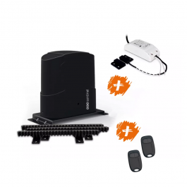 Kit motorisation pour Portail coulissant électrique aluminium anthracite BROO