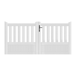 Portail battant PVC sur-mesure Etretat