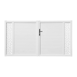 Portail battant PVC sur-mesure Arles Décor Carré