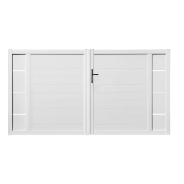 Portail battant PVC sur-mesure Arles Décor Insert