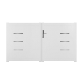 Portail battant PVC sur-mesure Briançon