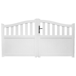 Portail battant PVC sur-mesure Hambourg Galbé