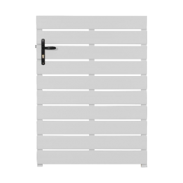 Portillon PVC sur mesure Lyon (poignée à gauche)