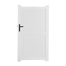 Portillon PVC sur mesure Guérande (poignée à gauche)