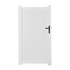 Portillon PVC sur mesure Guérande (poignée à droite)