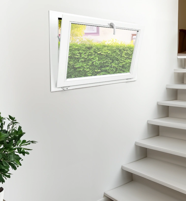 fenetre pvc à soufflet